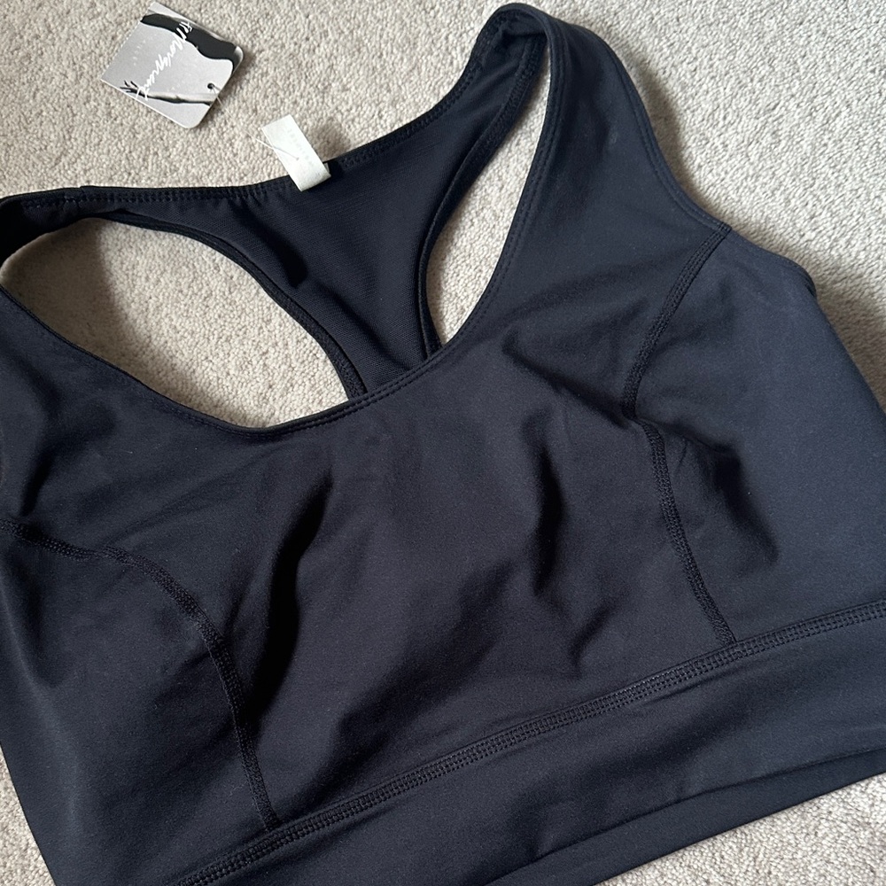 Free People Black Sports Bra! - Picture 8 of 8